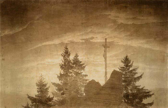 Caspar David Friedrich Cross in the Mountains China oil painting art